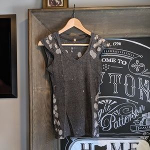 Free people fitted "grunge" tee